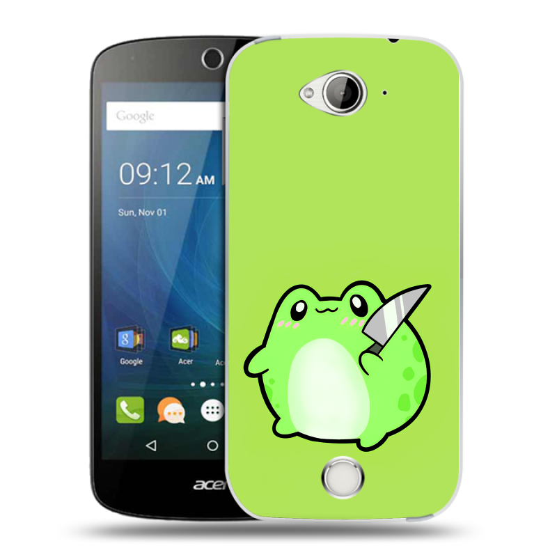 Силиконовый чехол на Acer Liquid Z530 с принтом Лягушенок Силиконовый чехол на Acer Liquid Z530 с принтом Лягушенок
