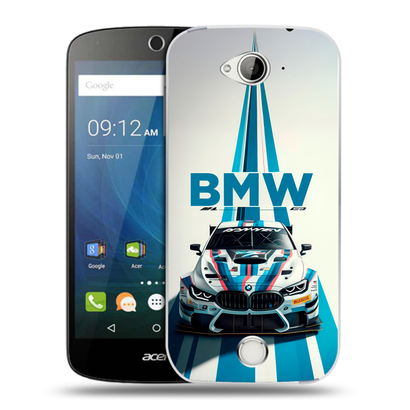 Силиконовый чехол на Acer Liquid Z530 с принтом БМВ BMW Силиконовый чехол на Acer Liquid Z530 с принтом БМВ BMW