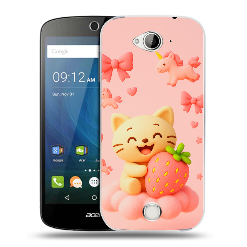Силиконовый чехол на Acer Liquid Z530 с принтом для девочек Силиконовый чехол на Acer Liquid Z530 с принтом для девочек
