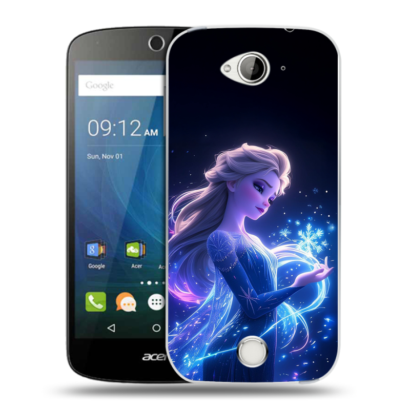Силиконовый чехол на Acer Liquid Z530 с принтом Холодное сердце Frozen Силиконовый чехол на Acer Liquid Z530 с принтом Холодное сердце Frozen