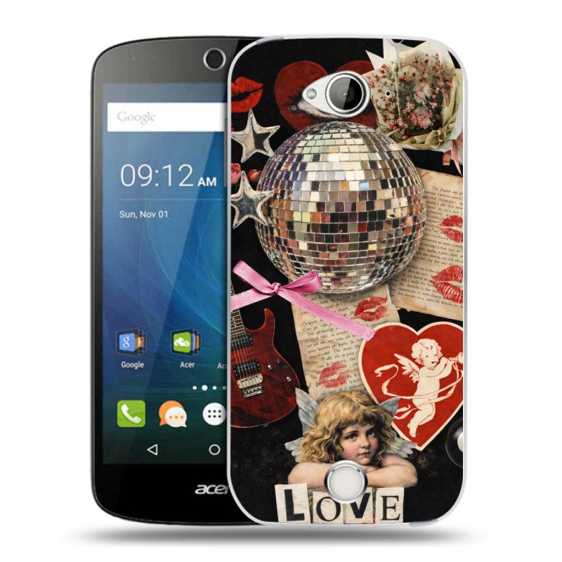 Силиконовый чехол на Acer Liquid Z530 с принтом для девочек Силиконовый чехол на Acer Liquid Z530 с принтом для девочек
