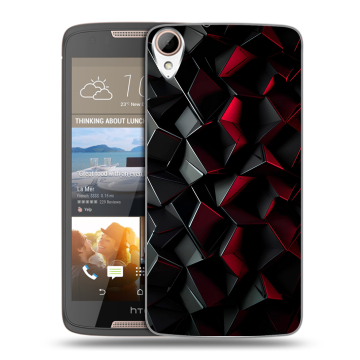 Силиконовый чехол на HTC Desire 828 с принтом Абстракция