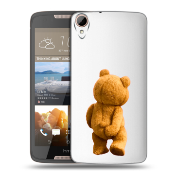 Силиконовый чехол на HTC Desire 828 с принтом Медведь