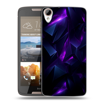 Силиконовый чехол на HTC Desire 828 с принтом Абстракиция
