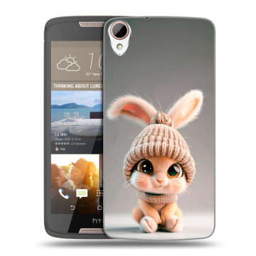 Силиконовый чехол на HTC Desire 828 с принтом Кролик Силиконовый чехол на HTC Desire 828 с принтом Кролик
