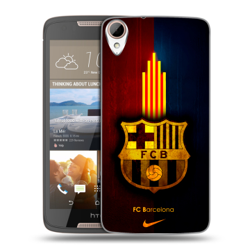 Силиконовый чехол на HTC Desire 828 с принтом Барселона Barcelona