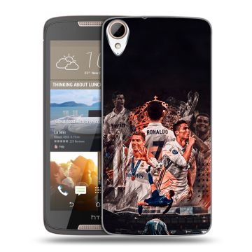 Силиконовый чехол на HTC Desire 828 с принтом Реал Роналдо Real Ronaldo