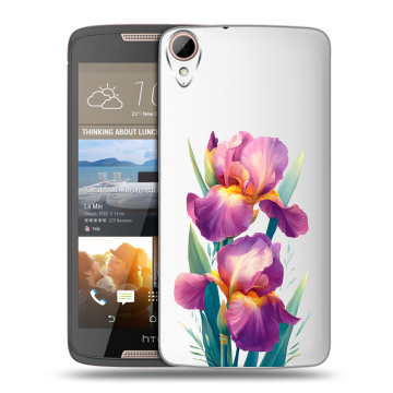 Силиконовый чехол на HTC Desire 828 с принтом Цветы орхидеи Силиконовый чехол на HTC Desire 828 с принтом Цветы орхидеи