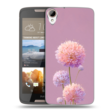 Силиконовый чехол на HTC Desire 828 с принтом Цветы Силиконовый чехол на HTC Desire 828 с принтом Цветы