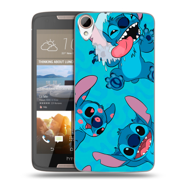 Силиконовый чехол на HTC Desire 828 с принтом Лило и Стич
