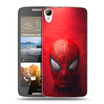 Силиконовый чехол на HTC Desire 828 с принтом Spiderman Человек паук