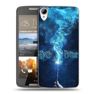 Силиконовый чехол на HTC Desire 828 с принтом Harry Potter Гарри Поттер
