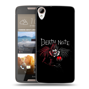 Силиконовый чехол на HTC Desire 828 с принтом Death note Тетрадь смерти