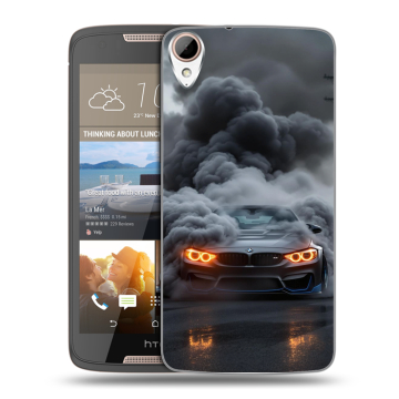 Силиконовый чехол на HTC Desire 828 с принтом BMW БМВ Силиконовый чехол на HTC Desire 828 с принтом BMW БМВ
