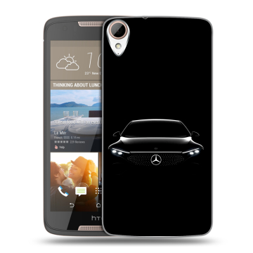 Силиконовый чехол на HTC Desire 828 с принтом Mercedes Мерседес