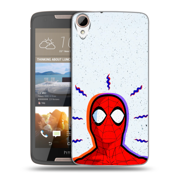 Силиконовый чехол на HTC Desire 828 с принтом Spiderman Человек паук Силиконовый чехол на HTC Desire 828 с принтом Spiderman Человек паук
