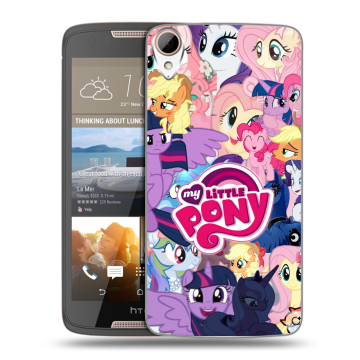 Силиконовый чехол на HTC Desire 828 с принтом My little pony Дружба чудо Силиконовый чехол на HTC Desire 828 с принтом My little pony Дружба чудо