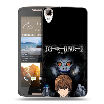 Силиконовый чехол на HTC Desire 828 с принтом Death note Тетрадь смерти Силиконовый чехол на HTC Desire 828 с принтом Death note Тетрадь смерти