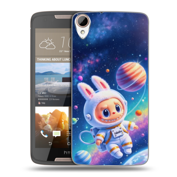 Силиконовый чехол на HTC Desire 828 с принтом Labubu Лабубу
