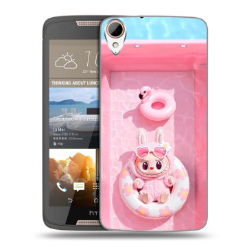 Силиконовый чехол на HTC Desire 828 с принтом Labubu Лабубу