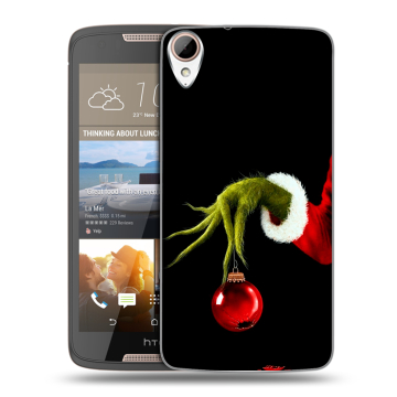 Силиконовый чехол на HTC Desire 828 с принтом Новый год Гринч Силиконовый чехол на HTC Desire 828 с принтом Новый год Гринч