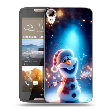 Силиконовый чехол на HTC Desire 828 с принтом Новый год Силиконовый чехол на HTC Desire 828 с принтом Новый год