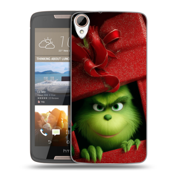 Силиконовый чехол на HTC Desire 828 с принтом Новый год Силиконовый чехол на HTC Desire 828 с принтом Новый год