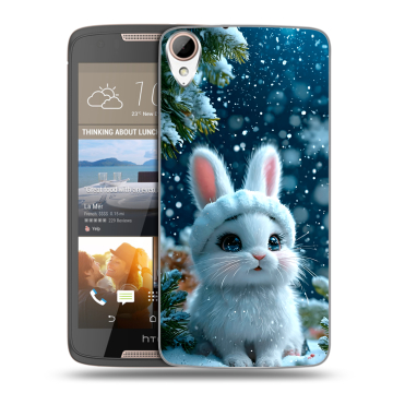 Силиконовый чехол на HTC Desire 828 с принтом Новый год Силиконовый чехол на HTC Desire 828 с принтом Новый год