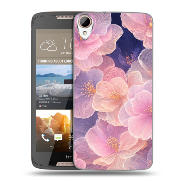 Силиконовый чехол на HTC Desire 828 с принтом женский Силиконовый чехол на HTC Desire 828 с принтом женский