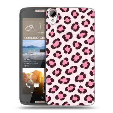 Силиконовый чехол на HTC Desire 828 с принтом для девочек