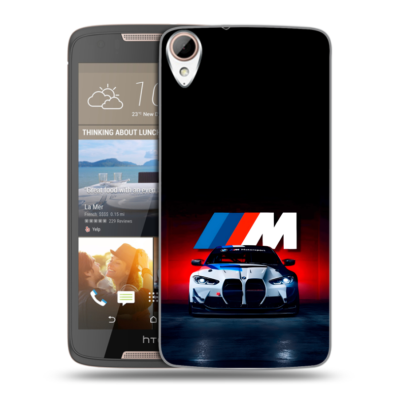 Силиконовый чехол на HTC Desire 828 с принтом БМВ BMW Силиконовый чехол на HTC Desire 828 с принтом БМВ BMW