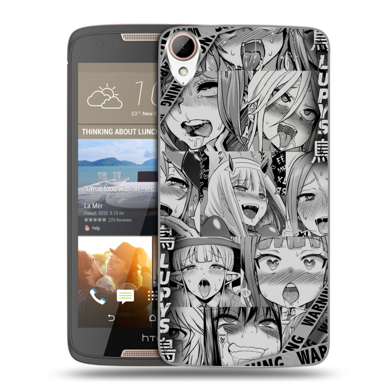 Силиконовый чехол на HTC Desire 828 с принтом Ahegao Ахегао Аниме Силиконовый чехол на HTC Desire 828 с принтом Ahegao Ахегао Аниме
