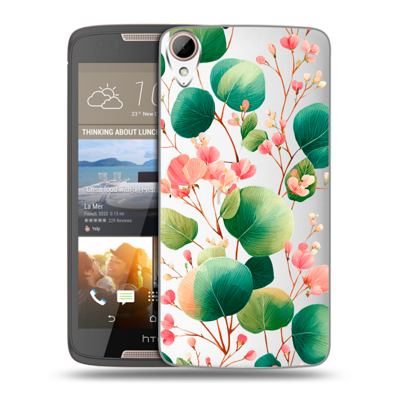 Силиконовый чехол на HTC Desire 828 с принтом женский Силиконовый чехол на HTC Desire 828 с принтом женский