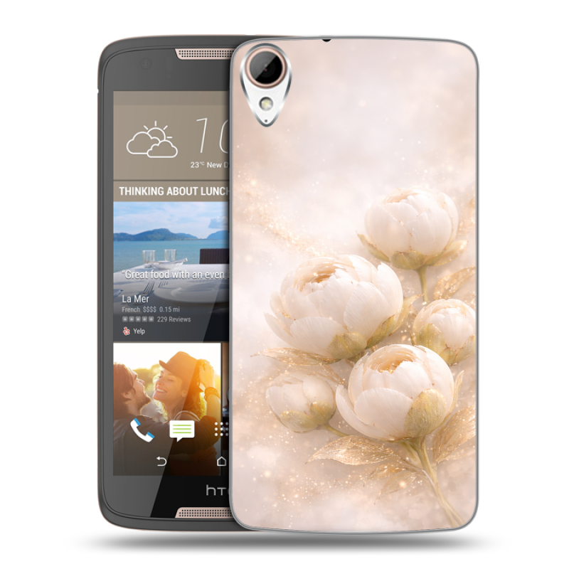 Пластиковый чехол на HTC Desire 828 с принтом женский Пластиковый чехол на HTC Desire 828 с принтом женский