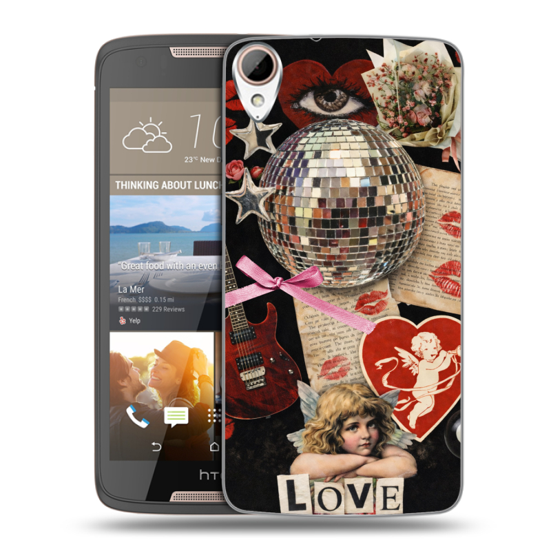 Силиконовый чехол на HTC Desire 828 с принтом для девочек Силиконовый чехол на HTC Desire 828 с принтом для девочек