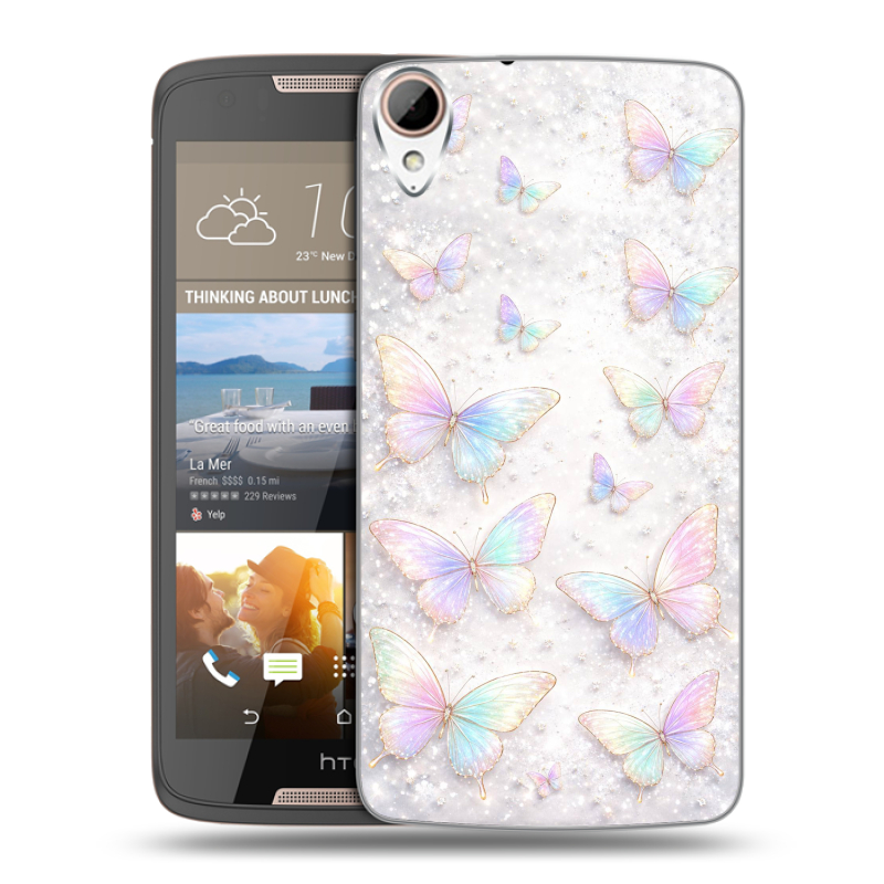 Пластиковый чехол на HTC Desire 828 с принтом женский Пластиковый чехол на HTC Desire 828 с принтом женский