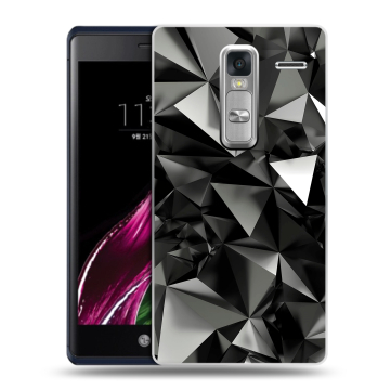 Пластиковый чехол на LG Class с принтом Черные кристаллы Пластиковый чехол на LG Class с принтом Черные кристаллы