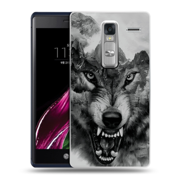 Пластиковый чехол на LG Class с принтом Волк Пластиковый чехол на LG Class с принтом Волк