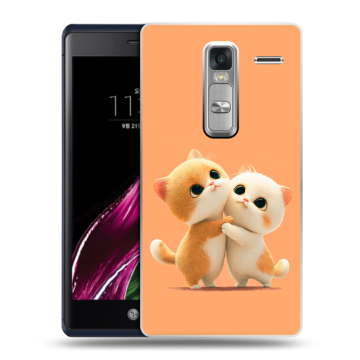 Пластиковый чехол на LG Class с принтом Милые котики Пластиковый чехол на LG Class с принтом Милые котики