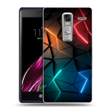 Пластиковый чехол на LG Class с принтом Абстракция неон Пластиковый чехол на LG Class с принтом Абстракция неон