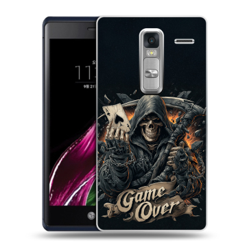 Пластиковый чехол на LG Class с принтом Скелет карты Пластиковый чехол на LG Class с принтом Скелет карты