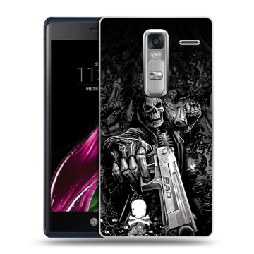 Пластиковый чехол на LG Class с принтом Скелет Пластиковый чехол на LG Class с принтом Скелет