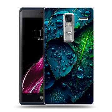 Пластиковый чехол на LG Class с принтом Листья Пластиковый чехол на LG Class с принтом Листья