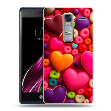 Пластиковый чехол на LG Class с принтом Сердечки Пластиковый чехол на LG Class с принтом Сердечки