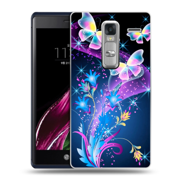 Пластиковый чехол на LG Class с принтом Бабочки