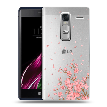 Пластиковый чехол на LG Class с принтом Ветка сакуры