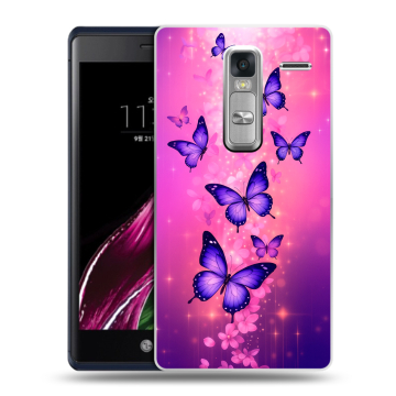 Пластиковый чехол на LG Class с принтом Бабочки
