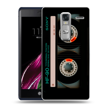 Пластиковый чехол на LG Class с принтом Кассета