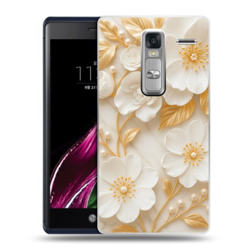 Пластиковый чехол на LG Class с принтом Цветы