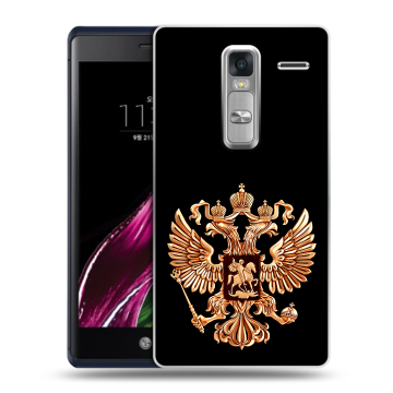 Пластиковый чехол на LG Class с принтом Герб России золотой Пластиковый чехол на LG Class с принтом Герб России золотой